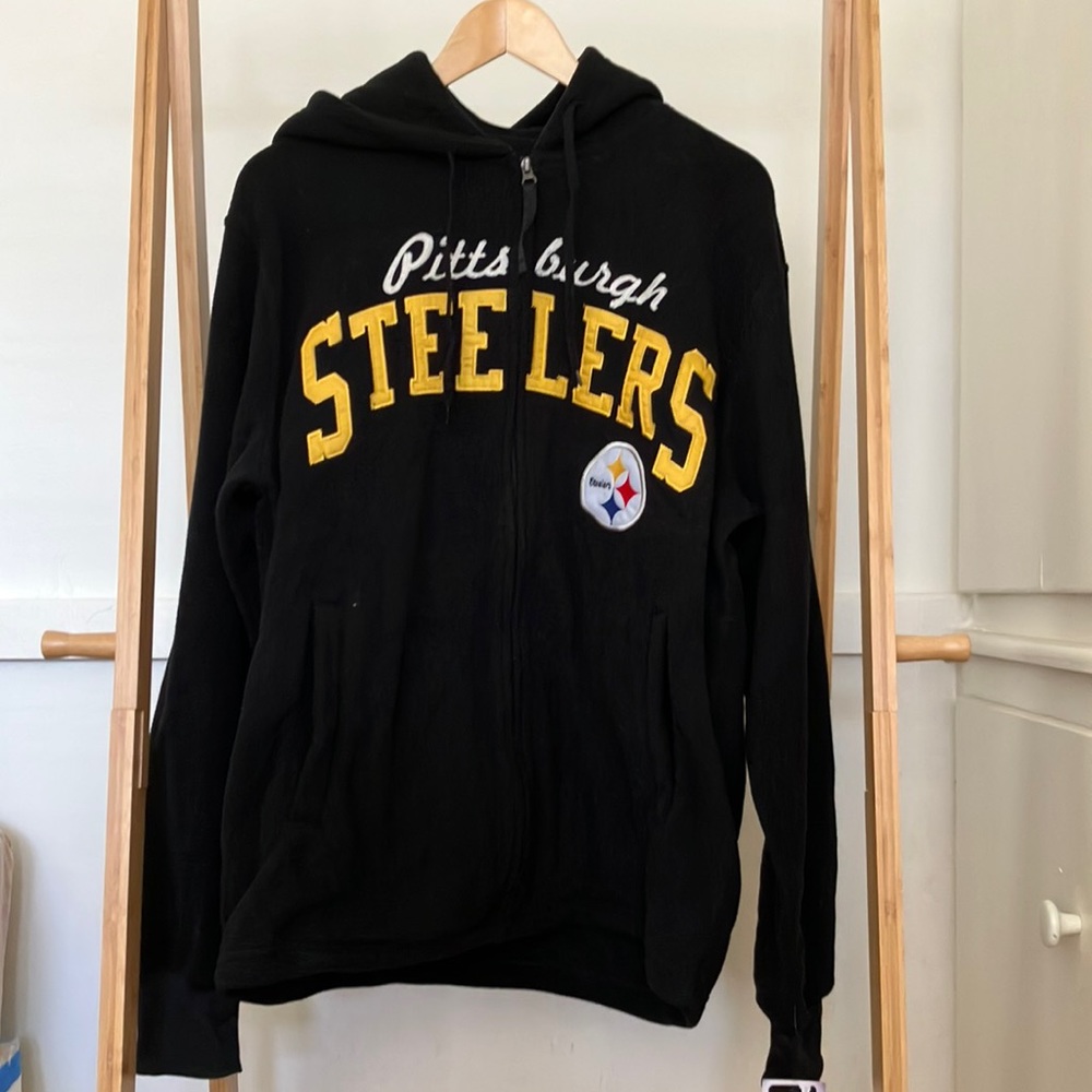 NFL Pittsburgh Steeler long sleeve fleece hoodie/sweater